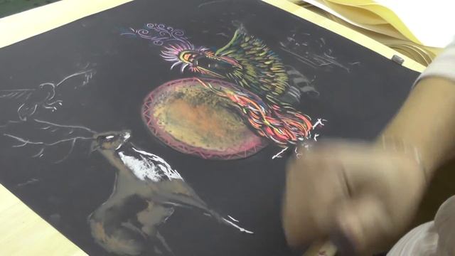 Рисование пастелью смотреть онлайн