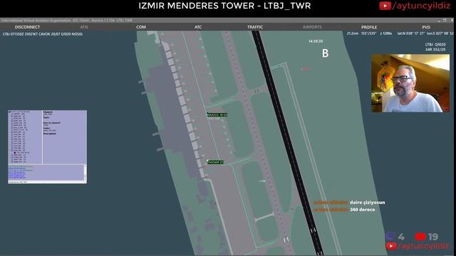 LTBJ_TWR | IZMIR ADNAN MENDERES TOWER | IVAO | REAL FRIENDLY SECTOR смотреть онлайн