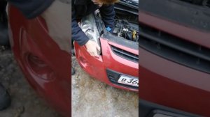 Снятие и установка фары Hyundai i 20.