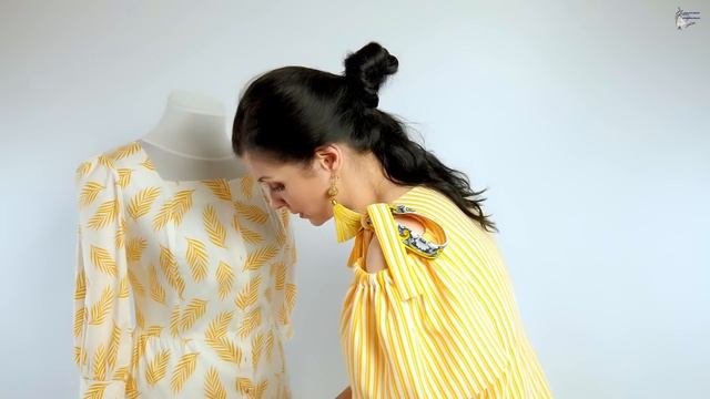 Платье ТРАПЕЦИЯ с рельефами - Платье РУБАШКА из хлопка