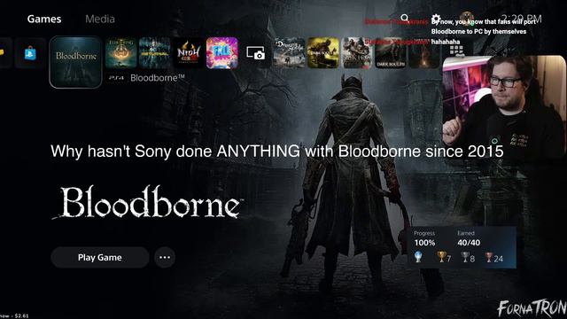 LETS TALK FromSoftware! Bloodborne on PC, Future Games - 🔴 FornaTRON LIVE смотреть онлайн