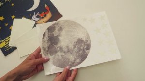 Светящиеся в темноте наклейки "Луна и Звезды", бренд Freeze Light