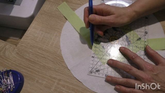 Скатерть в лоскутной технике на круглый стол. смотреть онлайн