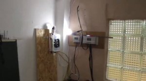 Солнечная станция на даче 12 волт oсвещение + 220 волт в разетках