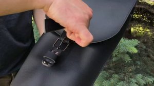 Кожаный чехол под шампура