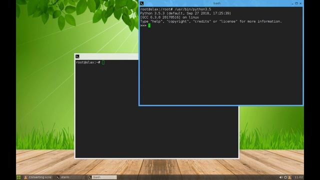 Portable Slax Linux 9.11.0 Based on Debian смотреть онлайн