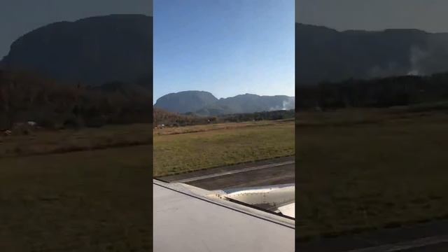 Time lapse Landing into Luang Prabang Airport