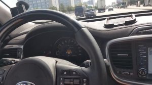 Работа Smart Cruise Control на Sorento Prime