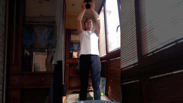 ОФП с блинами.(комплекс из подготовки лыжников). смотреть онлайн