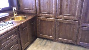 Мебель под старину. Кухонный фальш шкаф, столешница и барная стойка. Бани и Печи.