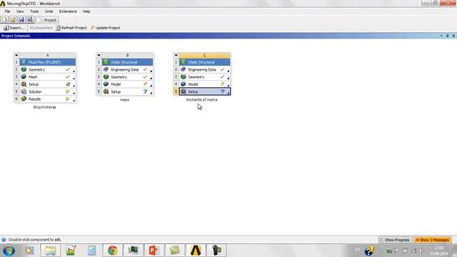 Моделирование движения корабля в Ansys Fluent смотреть онлайн