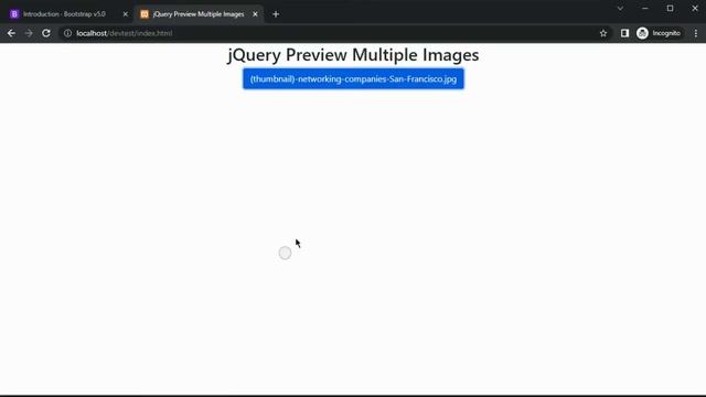 jQuery Preview Multiple Images смотреть онлайн