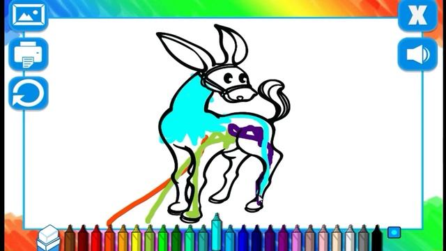 Online Coloring Games for Kids - Color by Numbers - color game for kids | english classroom games