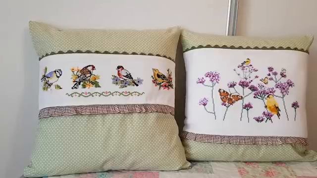 Прикладная вышивка. 21 наволочка за 4 года. смотреть онлайн