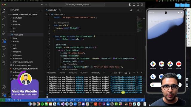 Flutter + Firebase Setup Tutorial | Easy Firebase Integration Guide Flutter