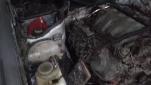 Mercedes w124 swap m113.Установка двигателя m113 в w124.