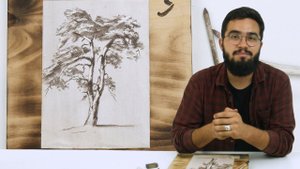 Экспресс-урок по графике «Дерево» | Как нарисовать дерево поэтапно