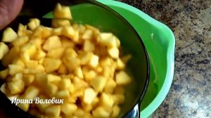 Нежнейшие творожные кексы с яблоками. Очень простой рецепт.