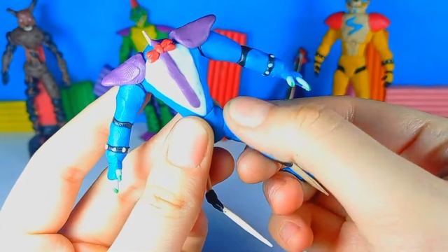 Как слепить Глэмрок Бонни из ФНАФ 9! Аниматроники! Five Nights at Freddy's: Security Breach! - ЛЕПК смотреть онлайн