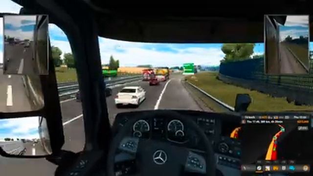 Euro Truck Simulator 2 Mercedes Actros MP4 #ets2#eurotrucksimulator2#mercedesbenz#trucks#mod#actros