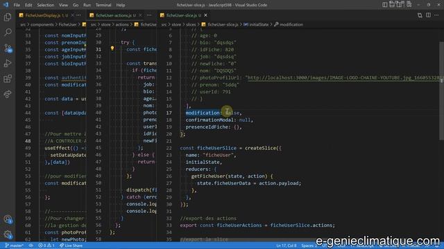 JavaScript598-Affichage des inputs de la fiche utilisateur si elle n'existe pas sur la BDD-React смотреть онлайн