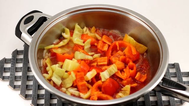 Лечо из болгарского перца на зиму с помидорами, морковью и луком - вкусный рецепт, пробуйте! смотреть онлайн