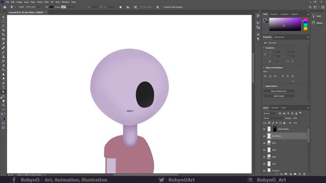 Design a 2D Character in Photoshop Tutorial | Design for Rigging & Animation in After Effects & DUI смотреть онлайн