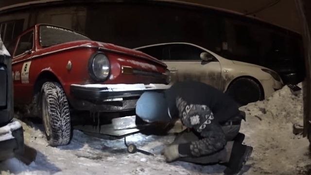 Домкрат из камеры.