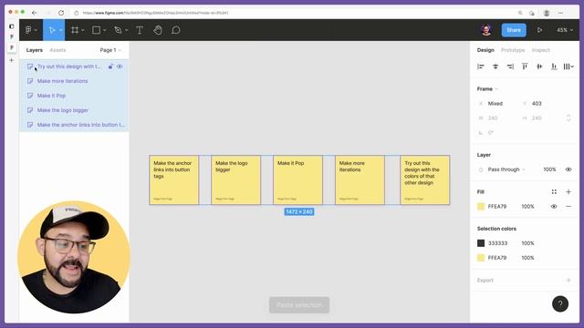 FigJam tip: fun with stickies смотреть онлайн