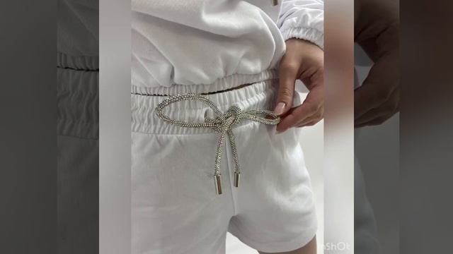 Шнурок для одежды шнурки для худи со стразами из страз стразы 140 см блестящие смотреть онлайн