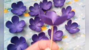 Сакура из фоамирана. Пошагово