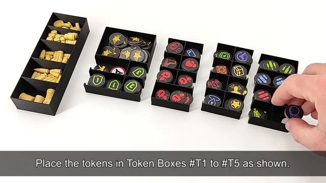 Wolfenstein: The Board Game - Insert / Organizer - Instructional Video - By Tinkering Paws