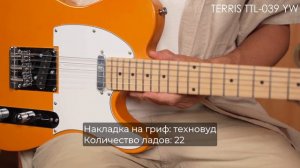 Обзор электрогитары TERRIS TTL-039 YW