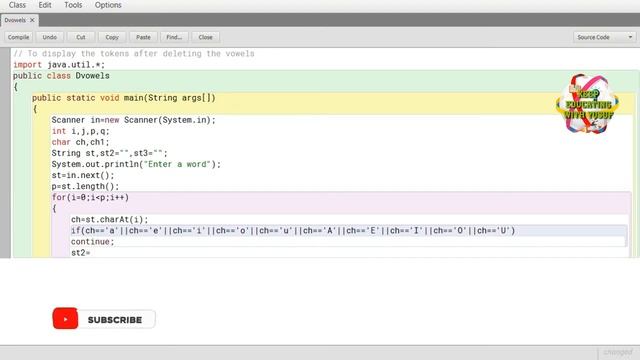 Java program to remove vowels from the given word/sentence and arrange it in alphabetical order