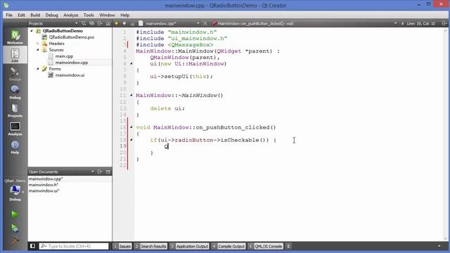 Qt Tutorials For Beginners 17 - QRadioButton