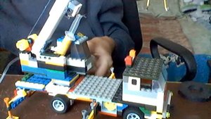 кран из лего  2часть