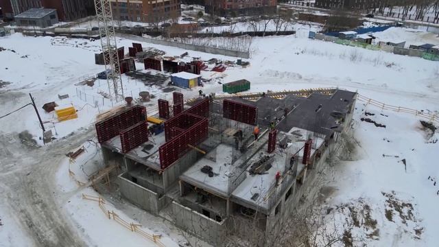 Стеновая опалубка Рябина на ЖК Ольховский Парк г. Екатеринбург