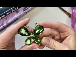 90. Зверьё моё)) Брошки-насекомые, животные и не только! Распаковка винтажных украшений из США