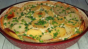 Картофельная запеканка с фаршем
