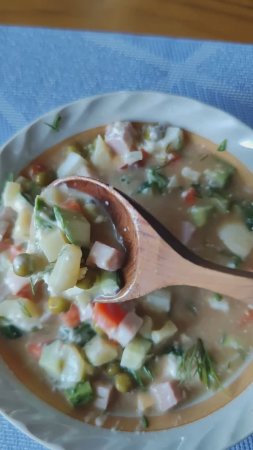 Окрошка в жару — самое то, для меня