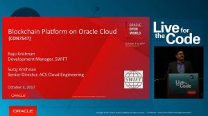 Tuesday October 3: Room 2014: Oracle Code Sessions