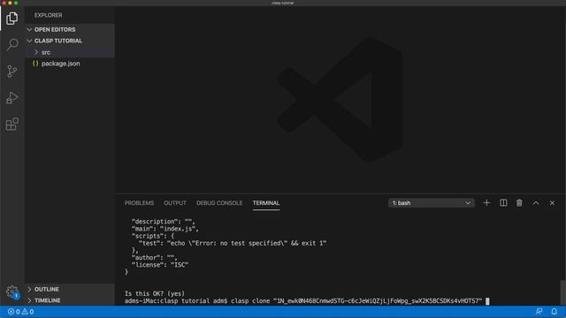 CLASP Tutorial  - Google Apps Script - How to Install CLASP