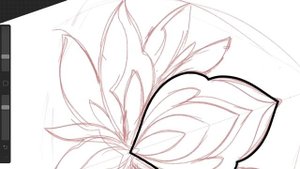 Рисуем эскиз для татуировки в Procreate  | Орнаментальный лотос