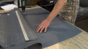 самодельный НДНД диван ПВХ в лодку