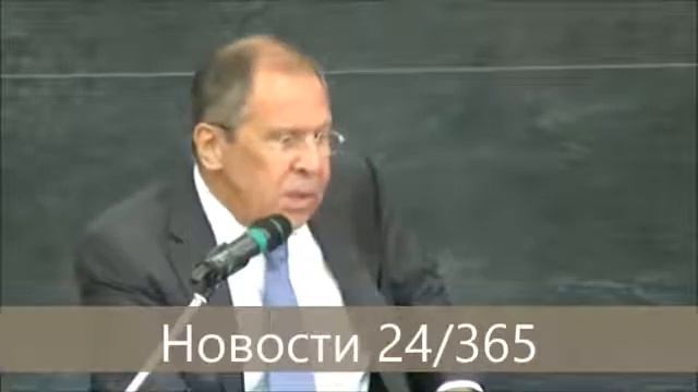 Лавров проговорился в интервью