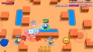 Brawl Stars без доната - новый боец Дэррил БОЙ с БОССОМ, летсплей Бравл Старс прохождение игры #20