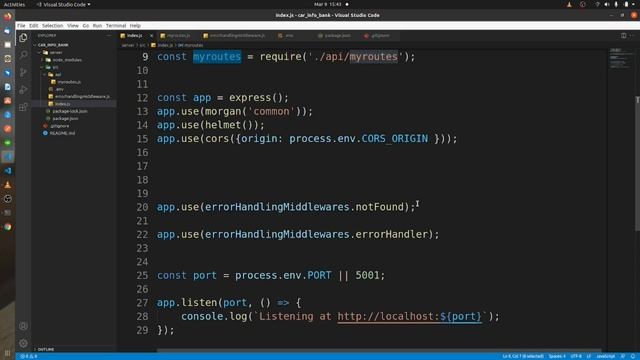 [Part 4] Node js and Express rest api project with authentication 2022