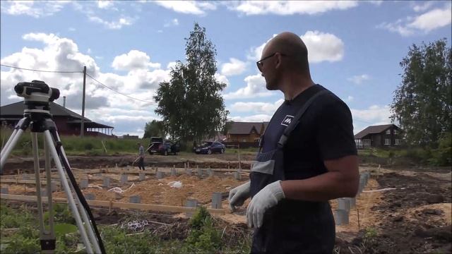 Выбор типа фундамента на участке "Дом у озера" Серия - 003 смотреть онлайн