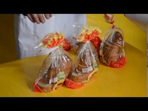 Видео работы  клипсатора для упаковки хлеба и маркировщика даты  «Молния-7»