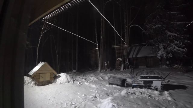 Ночь в избе | Делаем освещение | Быт в лесной избе смотреть онлайн